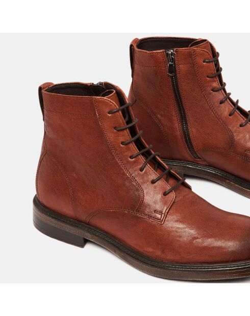 Boots en Cuir Aurelio marron