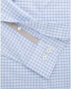 Chemise Slim Fit à carreaux bleue