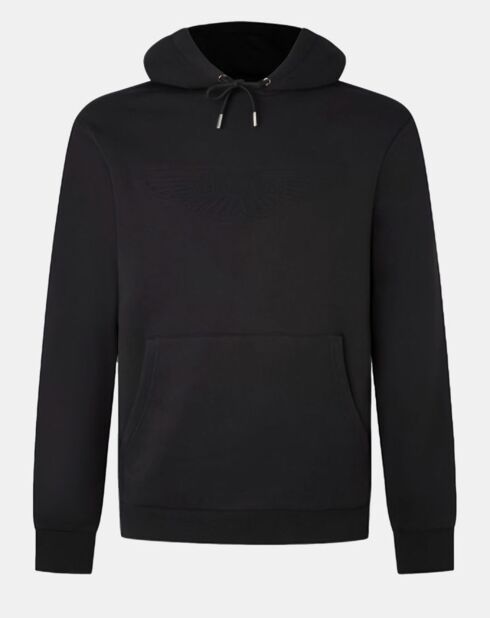 Sweat Hoodie Aston Martin Racing Embossé noir