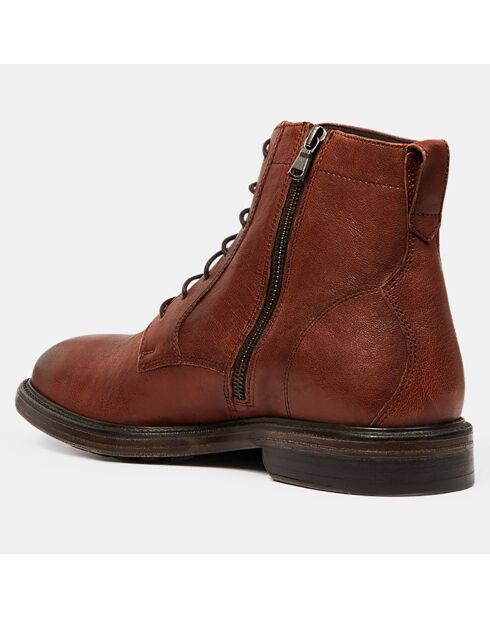 Boots en Cuir Aurelio marron