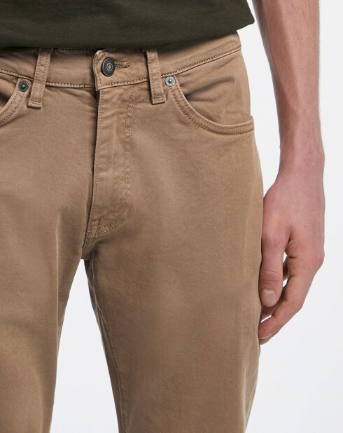 Pantalon Chino Slim Fit Wash beige