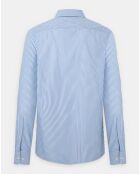 Chemise Slim Fit à rayures bleu clair