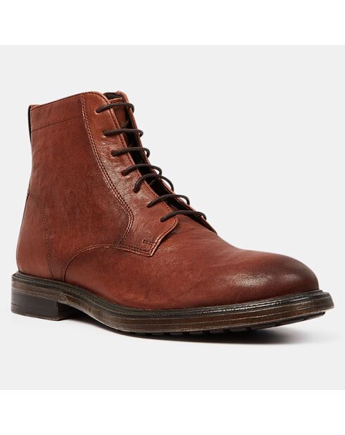 Boots en Cuir Aurelio marron