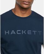 T-Shirt manches courtes Hackett Face bleu