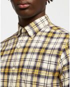 Chemise Regular Fit Tartan jaune/multicolore