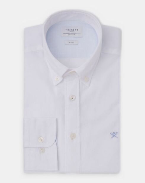 Chemise Slim Fit Oxford  blanche