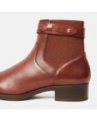 Boots en Cuir Felicity marron