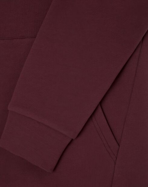 Sweat Hoodie Aston Martin Racing Embossé bordeaux