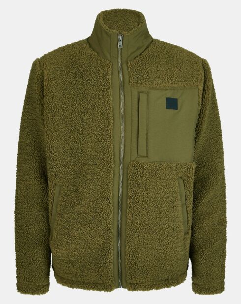 Veste Polaire zippée kaki