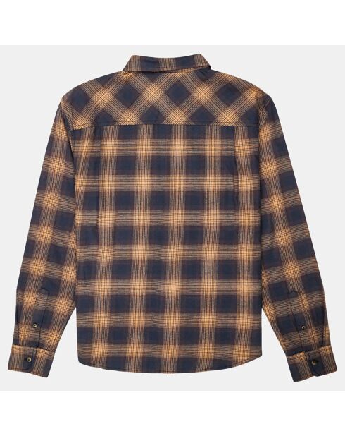 Chemise en Flanelle Tacoma Classic à carreaux bleu marine/marron