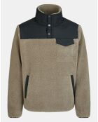 Veste Polaire 1/2 Zip beige