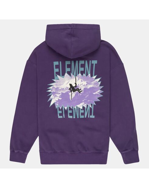 Sweat à capuche Nature Calls violet