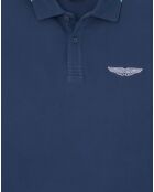 Polo Regular Fit manches longues Aston Martin Racing bleu foncé