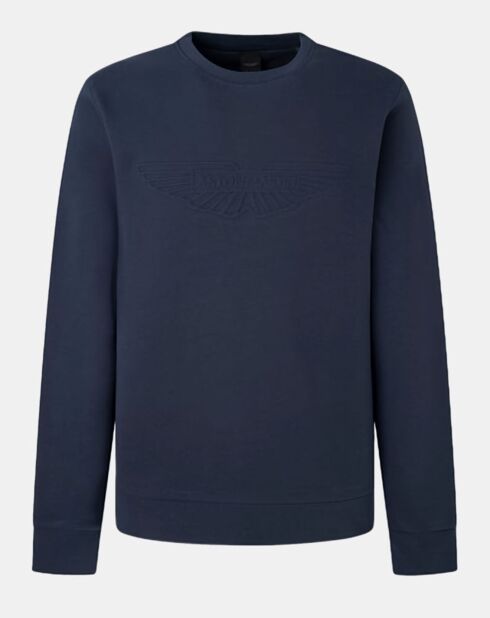 Sweat Aston Martin Racing Embossé bleu
