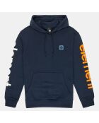 Sweat à capuche Joint 2.0 bleu marine