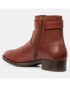 Boots en Cuir Felicity marron