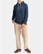 Sweat à capuche Cornell class bleu marine