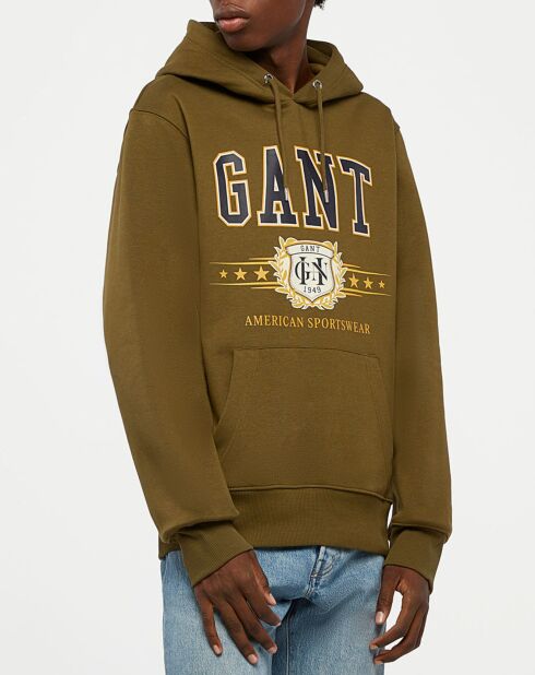 Sweat Hood Blason Flok kaki