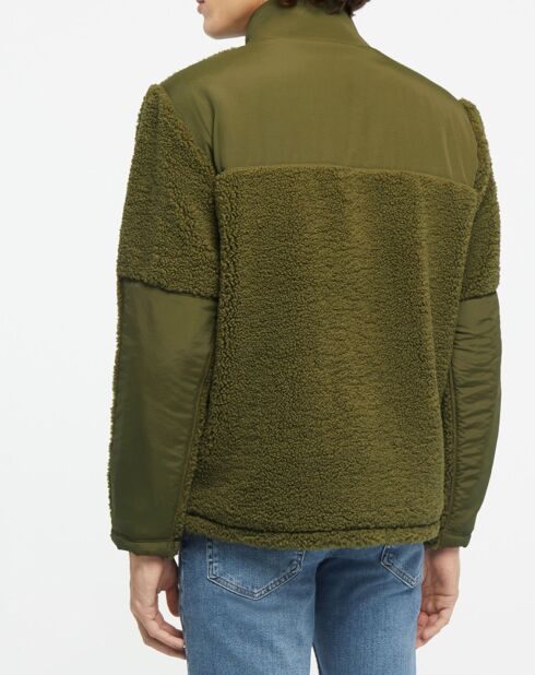 Veste Polaire zippée kaki