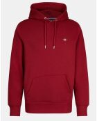 Sweat Hood uni bordeaux