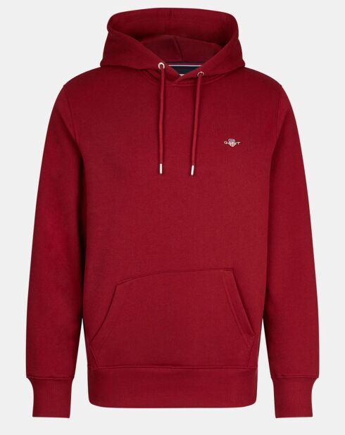 Sweat Hood uni bordeaux