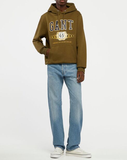 Sweat Hood Blason Flok kaki