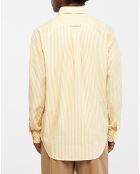 Chemise Regular Fit Stripe Basic jaune clair/blanc