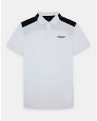 Polo Regular Fit Aston Martin Racing Colorblok blanc