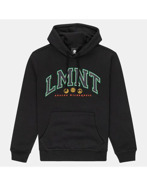 Sweat à capuche Lmnt noir