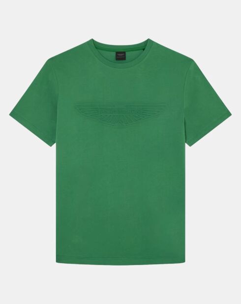 T-Shirt manches courtes Aston Martin Racing Embossé vert clair