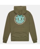 Sweat à capuche Seal Bp kaki
