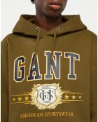 Sweat Hood Blason Flok kaki