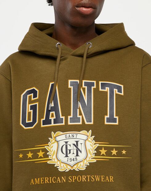 Sweat Hood Blason Flok kaki