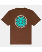 T-Shirt 100% Coton Bio Seal Bp marron