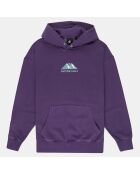 Sweat à capuche Nature Calls violet