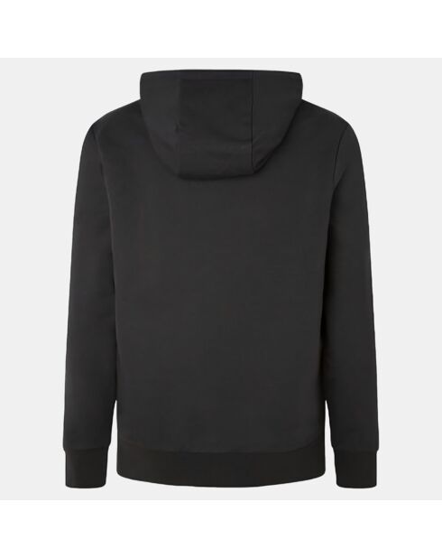 Sweat Hoodie zippé Mix noir