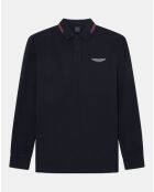 Polo Regular Fit manches longues Aston Martin Racing noir