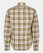 Chemise Regular Fit Tartan jaune/multicolore