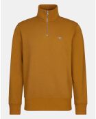 Sweat 1/2 Zip uni camel
