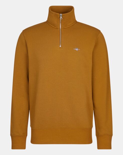 Sweat 1/2 Zip uni camel