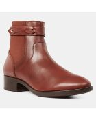 Boots en Cuir Felicity marron