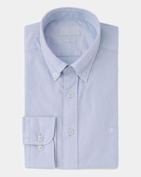 Chemise Slim Fit Oxford bleu ciel