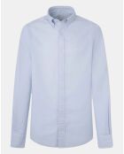 Chemise Slim Fit Oxford bleu ciel