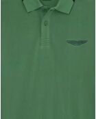 Polo Regular Fit Aston Martin Racing Détail Col vert clair