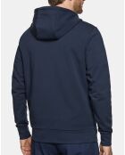 Sweat Hood zippé Mix bleu marine