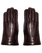 Gants en Cuir d'Agneau doublure Cachemire Edouard bronzage Londres