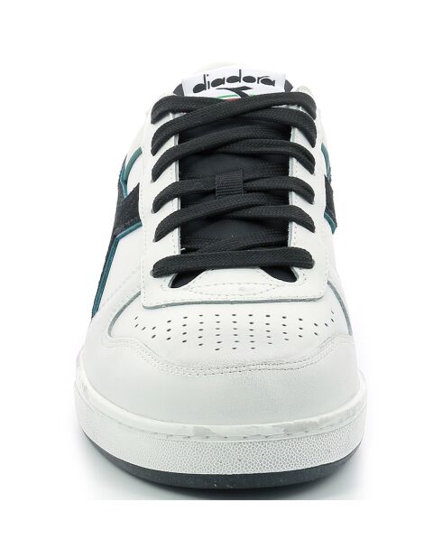 Baskets en Cuir Magic Bas Low I blanc/pacifique