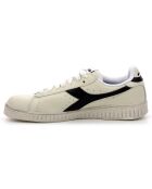 Baskets en Cuir Game L Low Waxe blanc/noir