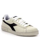 Baskets en Cuir Game L Low Waxe blanc/noir