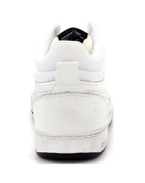 Baskets en Cuir Magic Icona blanches